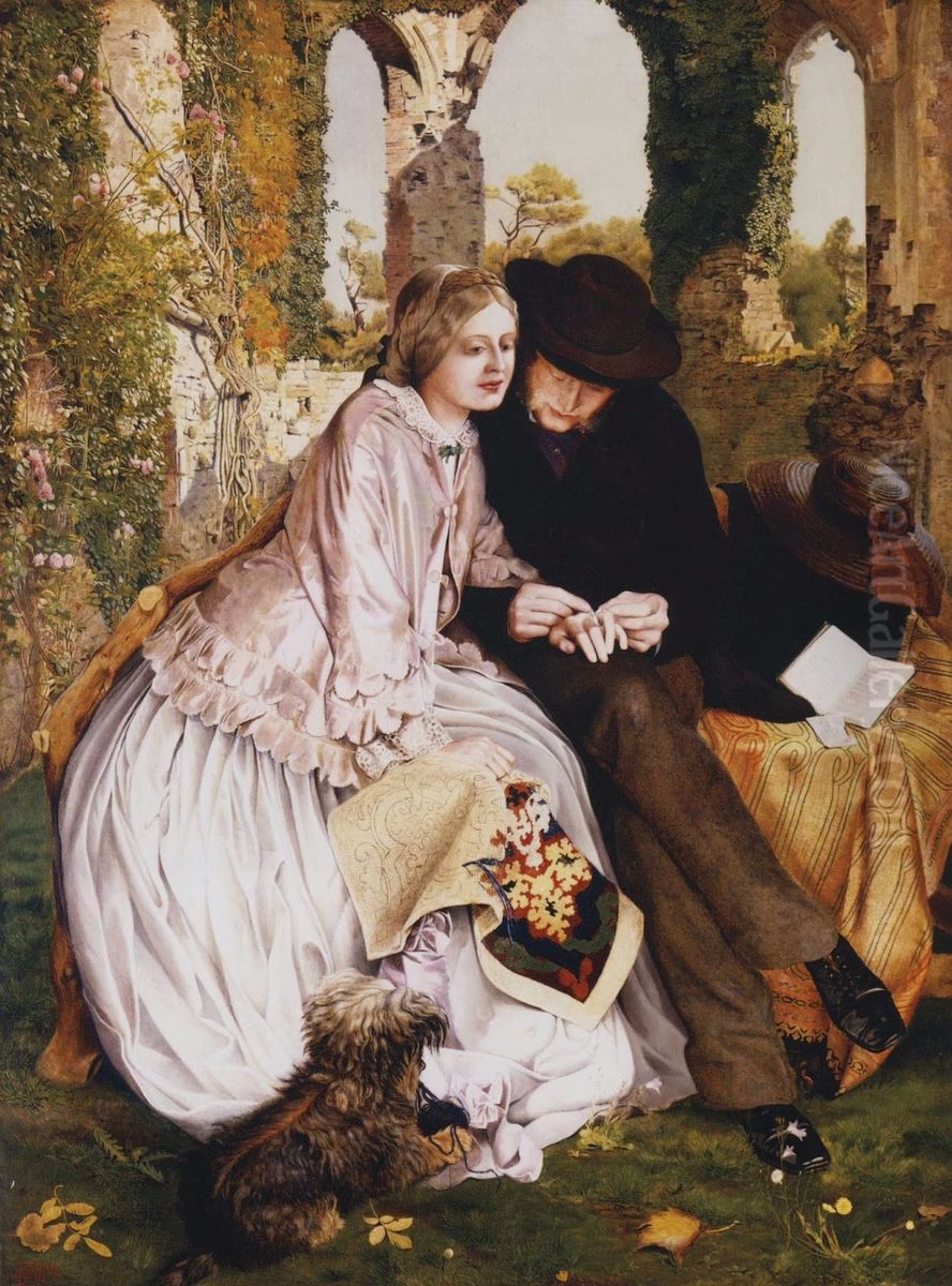 The Measure for the Wedding Ring Oil Painting by Michael Halliday