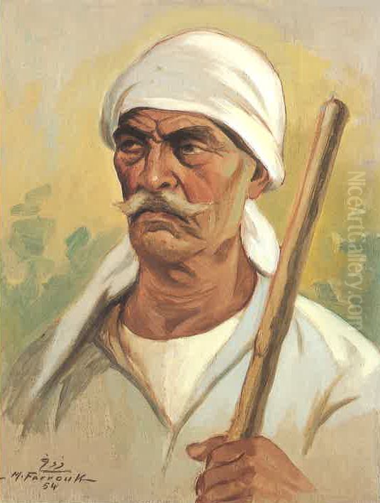 Le Garde Champetre. Oil Painting by Moustafa Farroukh