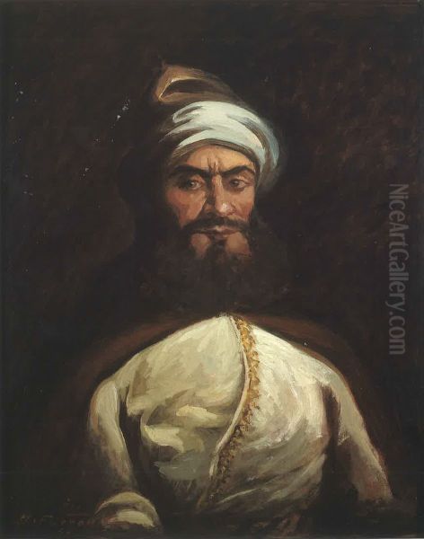 Emir Fakhr Al-Din. Oil Painting by Moustafa Farroukh