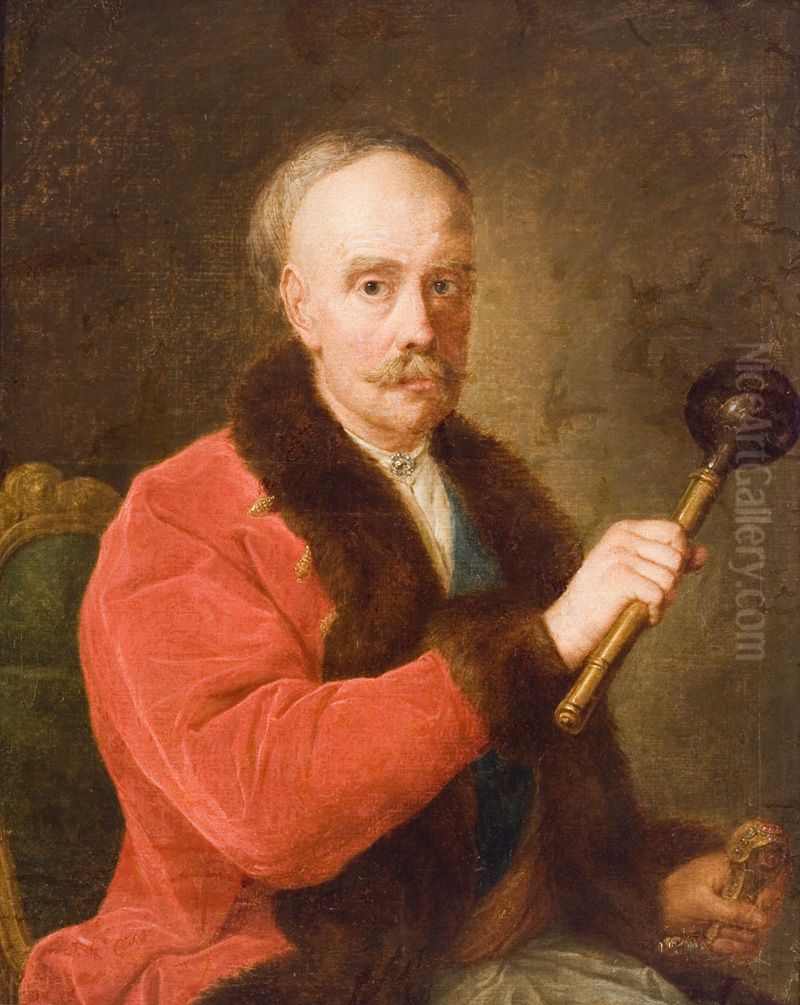 Portrait of Michal Jozef Massalski. Oil Painting by Szymon Czechowicz