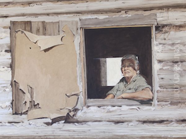 Ida Mae Dustin Oil Painting by Jimmy Floyd Jones