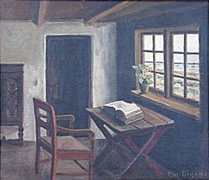 Almueinterior. Oil Painting by Christian Aigens