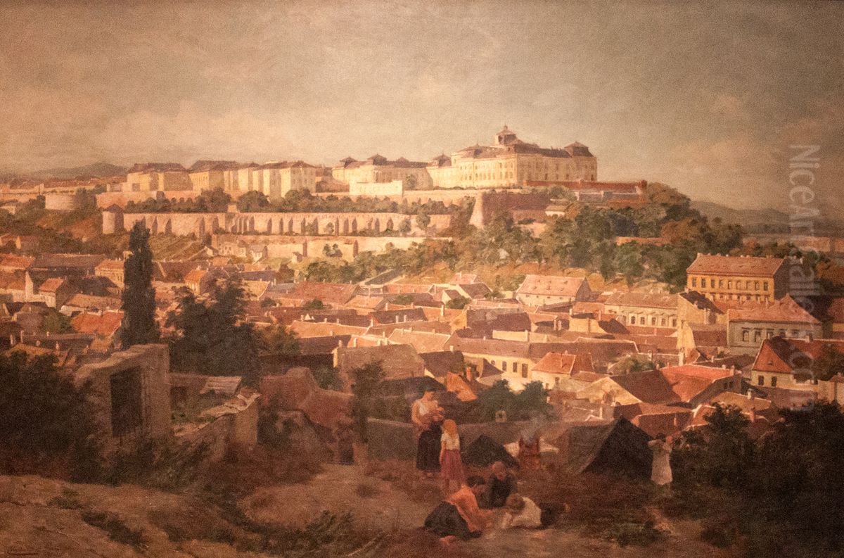 Taban and Castle Hill Oil Painting by Robert Nadler