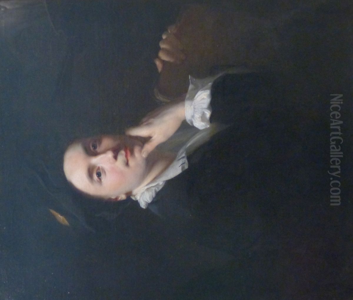 Self-portrait Oil Painting by Jacques-Francois Delyen