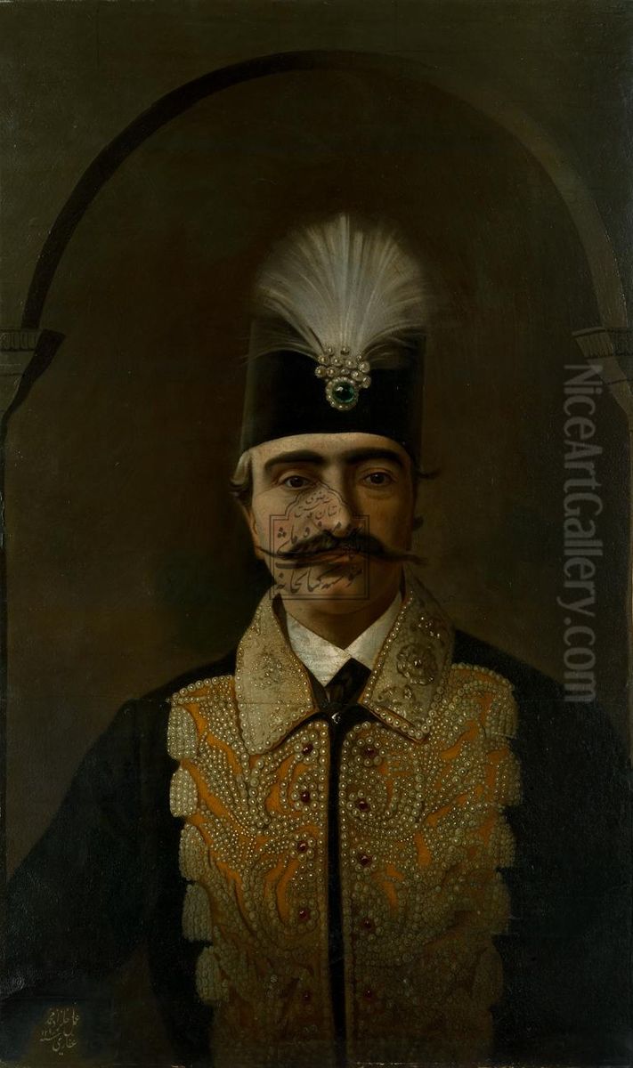 prtrh nasraldyn shah Oil Painting by Kamal-ol-molk prtrh nasraldyn shah Oil Painting by Kamal-ol-molk