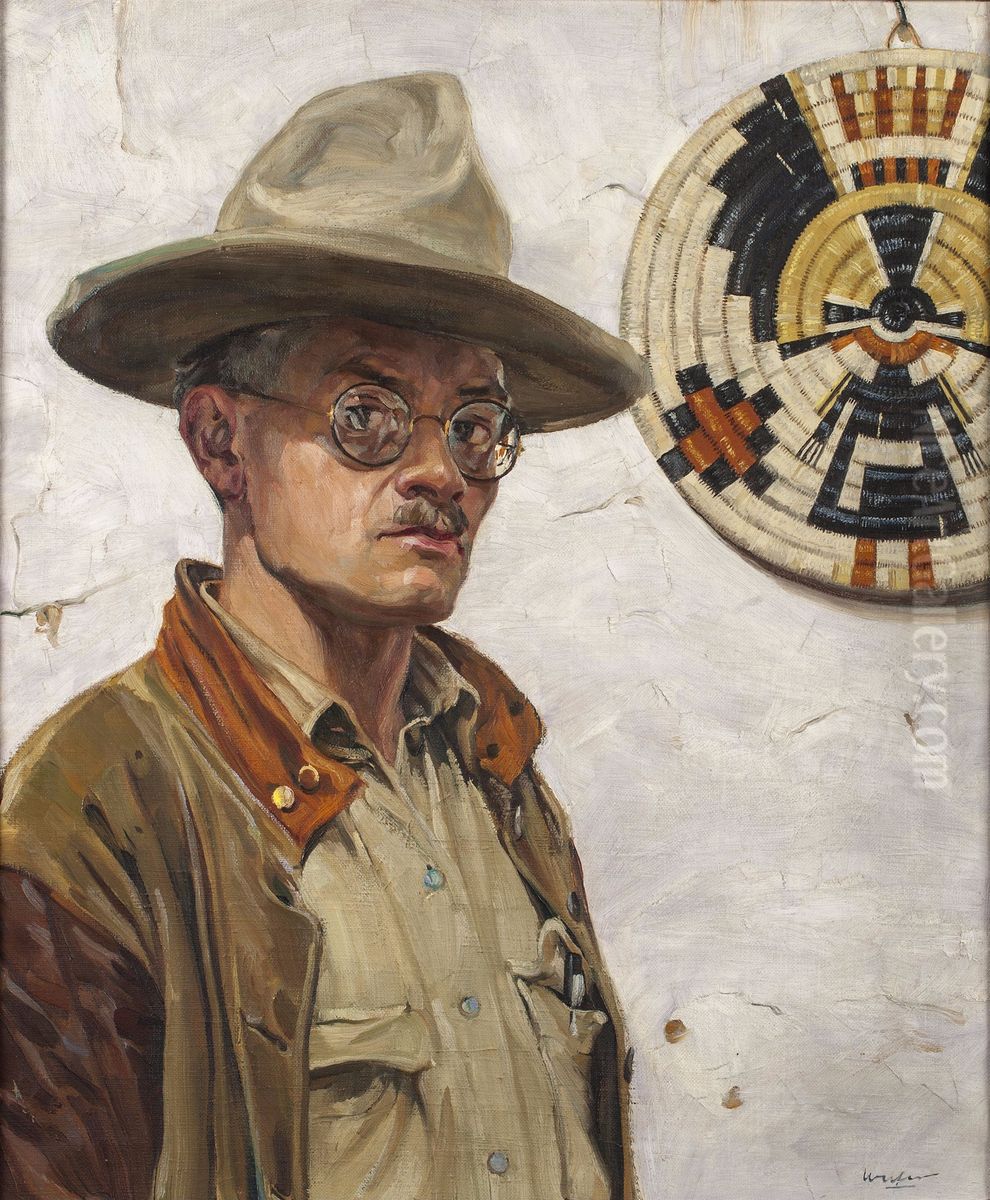 Self-portrait Oil Painting by Walter Ufer