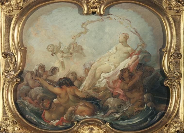 Triomphe de Venus Oil Painting by Francois Boucher