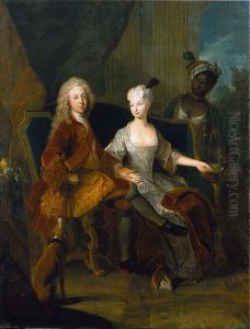 Erbprinz Friedrich Ludwig of Wurttemberg (1698-1731) mit seiner GemahlinHenriette Marie von Brandenburg-Schwedt (1702-1782)