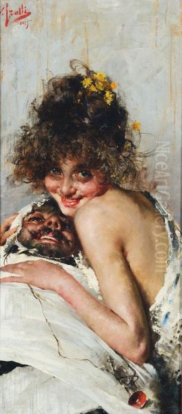 We become like this Oil Painting by Vincenzo Irolli