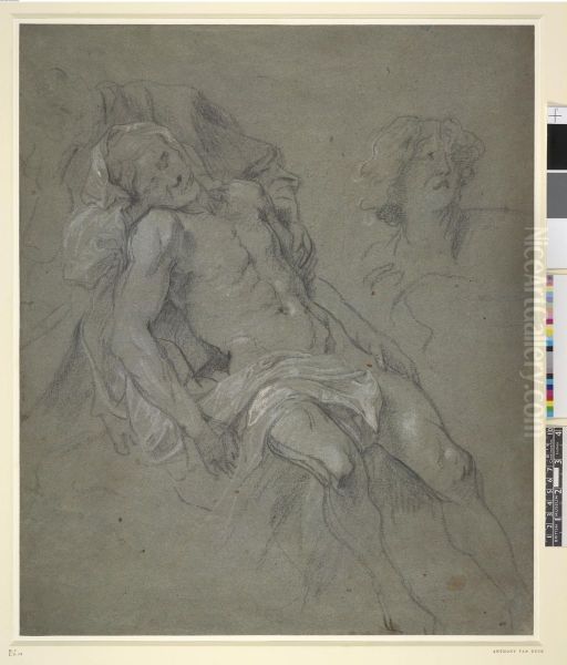 Study for the Lamentation Oil Painting by Anthony Van Dyck