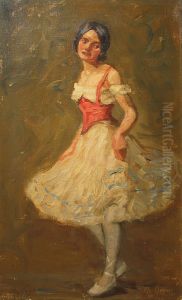 Portraet af ballerina.