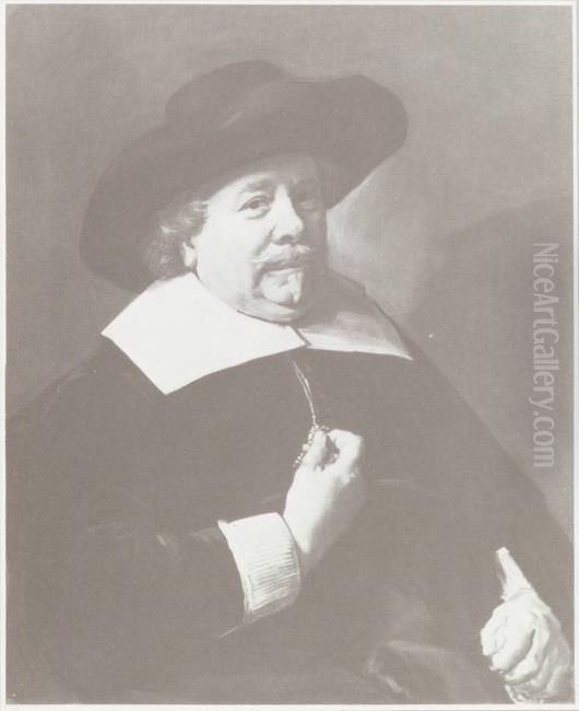 Portrait of a man Oil Painting by Frans Hals