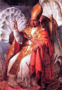 Ritratto di Gregorio XVI (Cappellari, 1831 - 1846) sulla sedia gestatoria