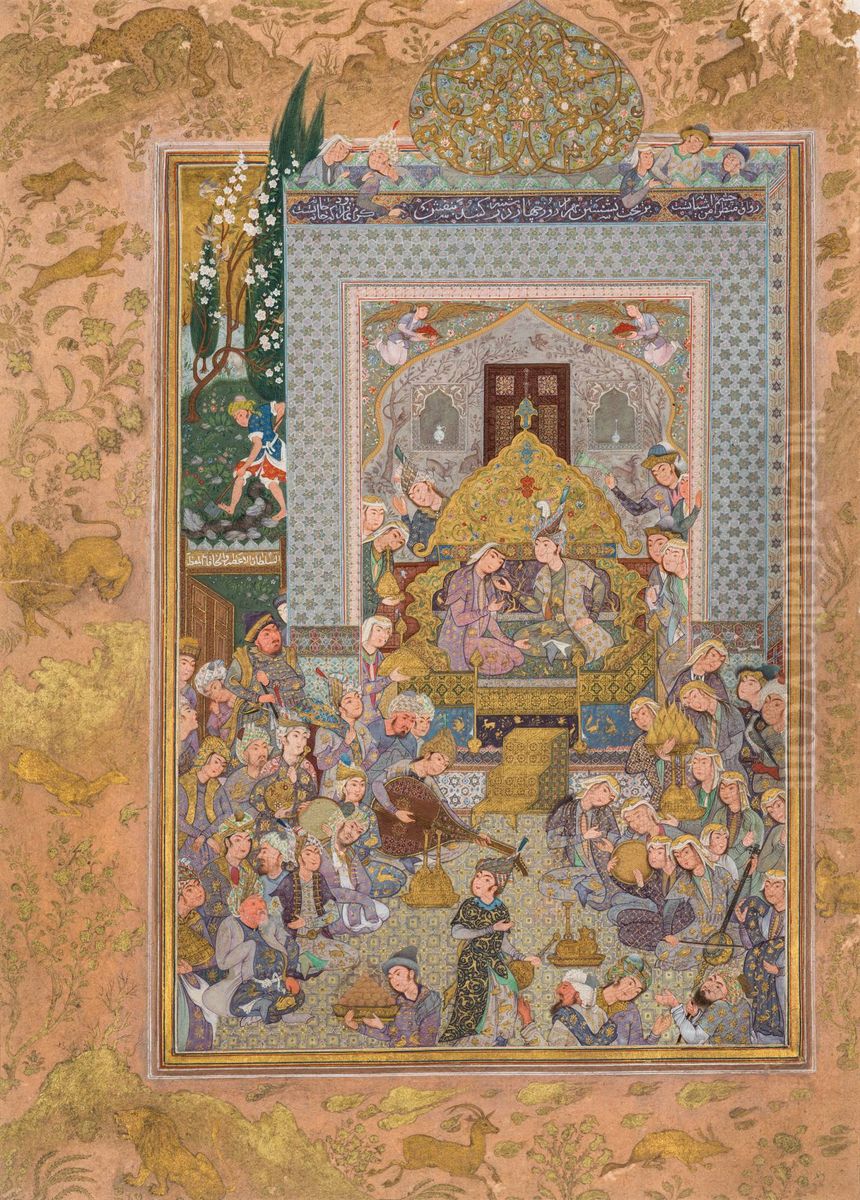 hft gnbd bhram Oil Painting by Mohammad Hadi Tajvidi