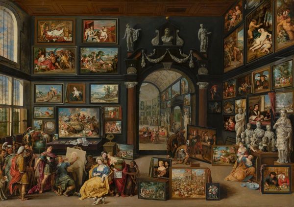 Apelles Painting Campaspe Oil Painting by Willem van Haecht