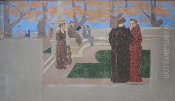 Meeting of Women Oil Painting by Ker-Xavier Roussel