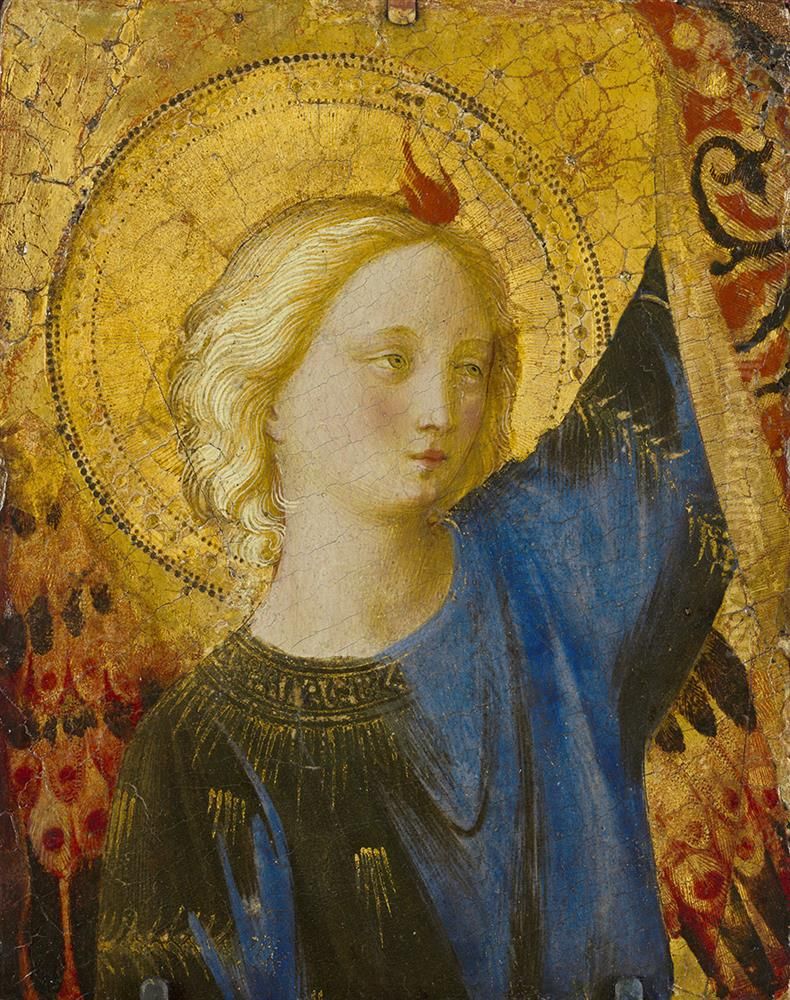 Head of an Angel Oil Painting by Fra Angelico