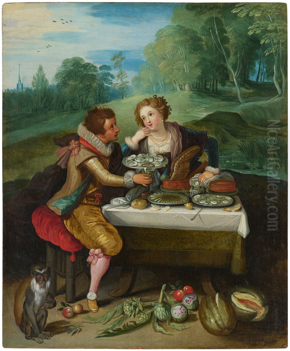 Le gout Oil Painting by Frans Francken the Younger