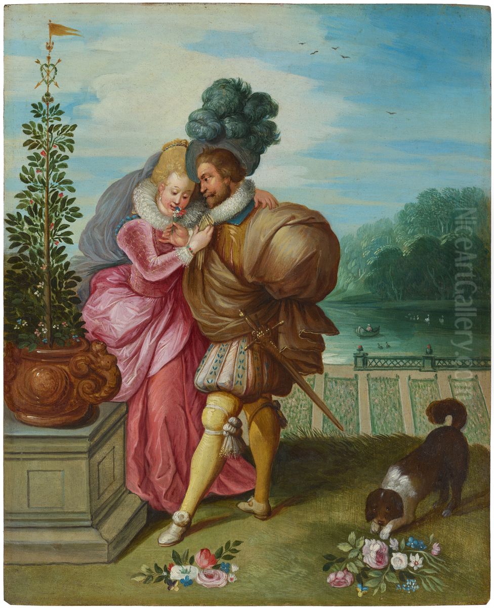 Smell Oil Painting by Frans Francken the Younger