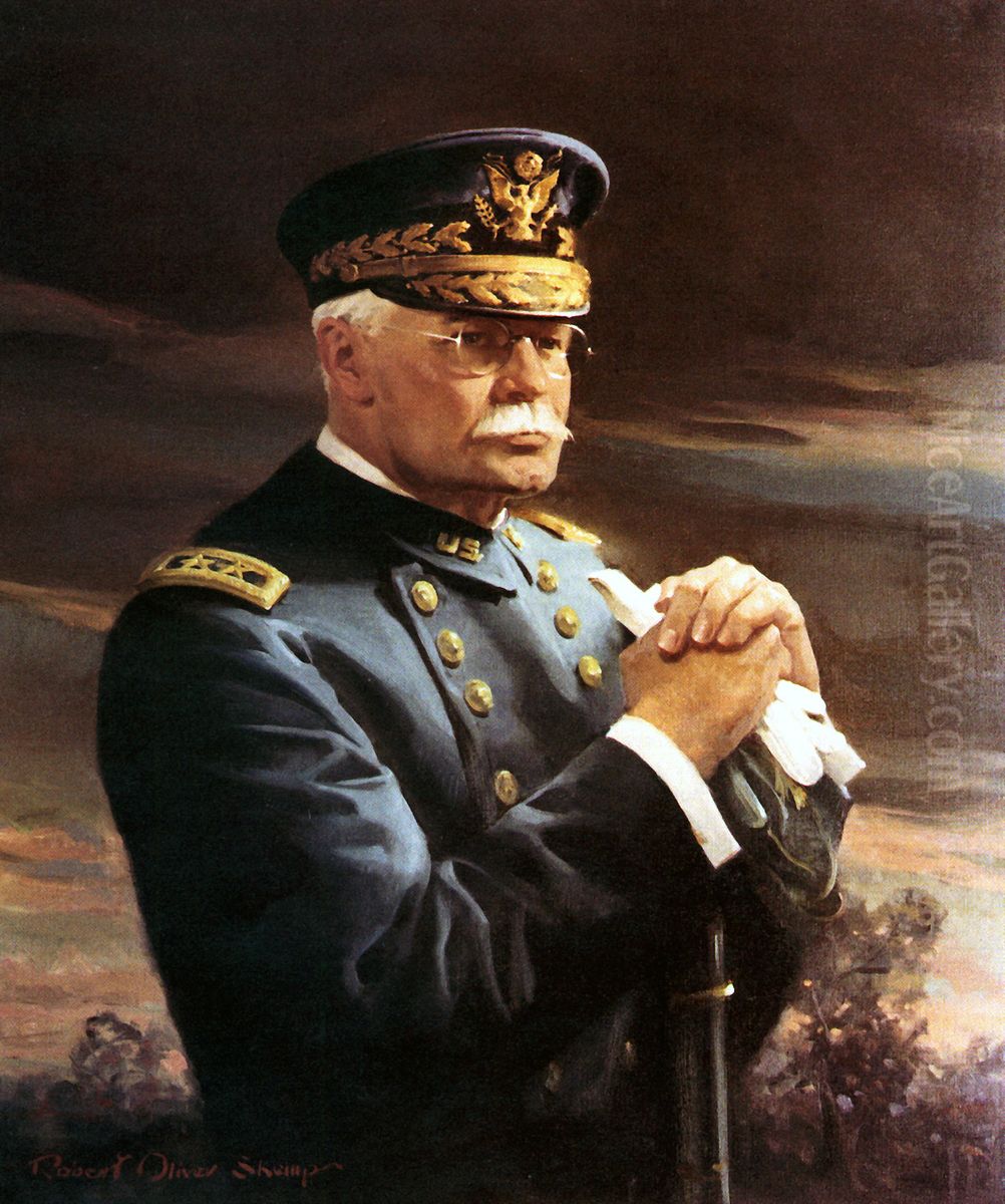 Hugh Lenox Scott Oil Painting by Robert Skemp