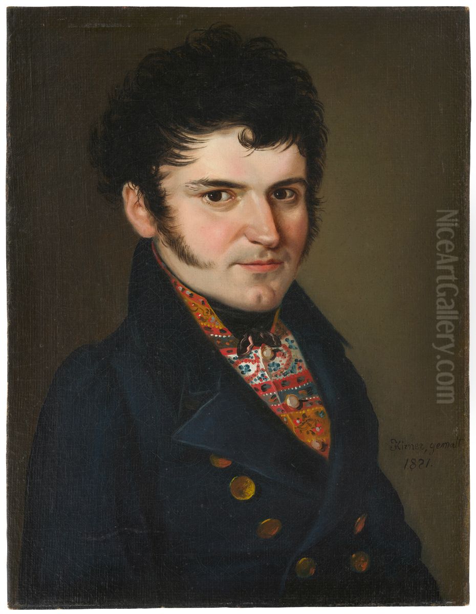 Autoportrait Oil Painting by Lukas Kirner