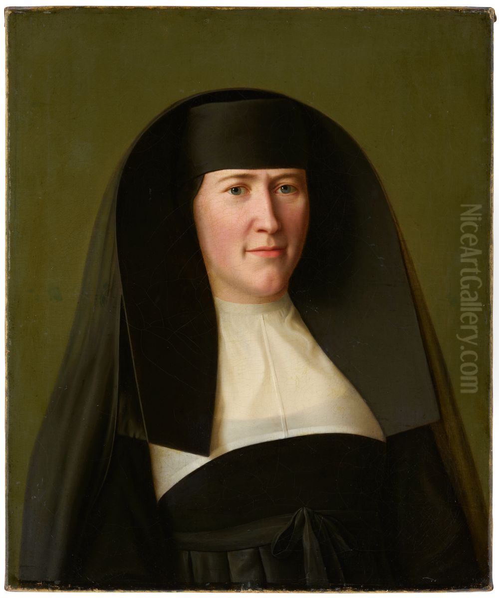 Karoline Kaspar, Mother Superior at St. Ursula's Oil Painting by Sebastian Luz