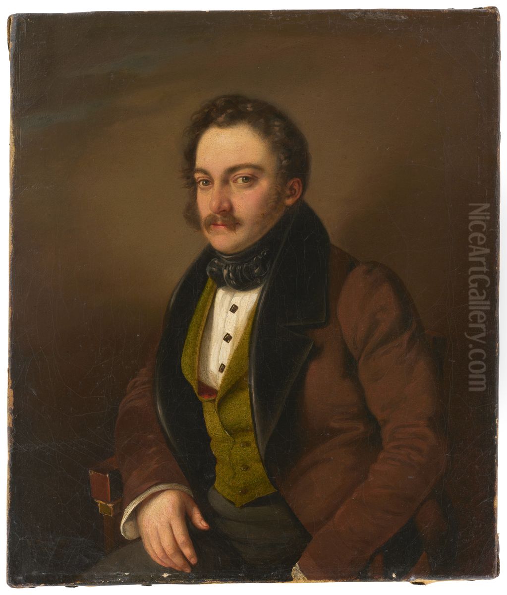 Prince Karl Egon II de Furstenberg Oil Painting by Johann Grund