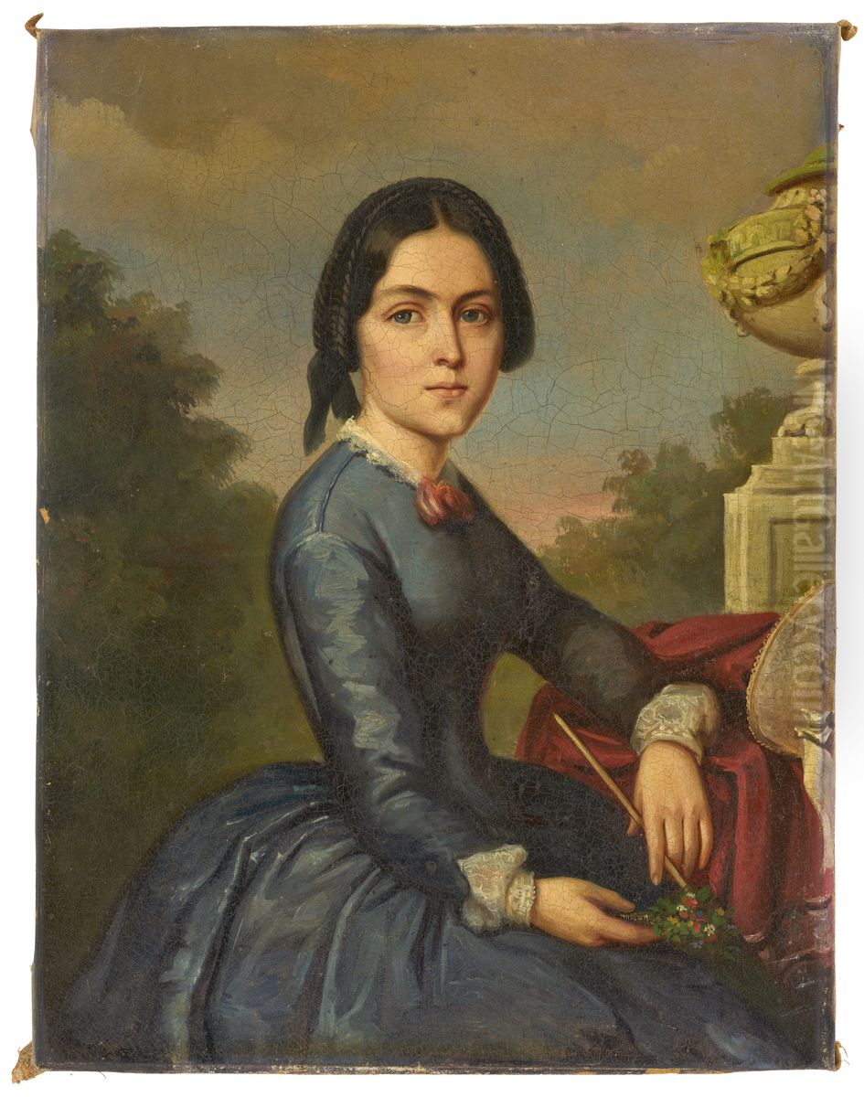 Portrait of a Lady Oil Painting by Dominik Weber