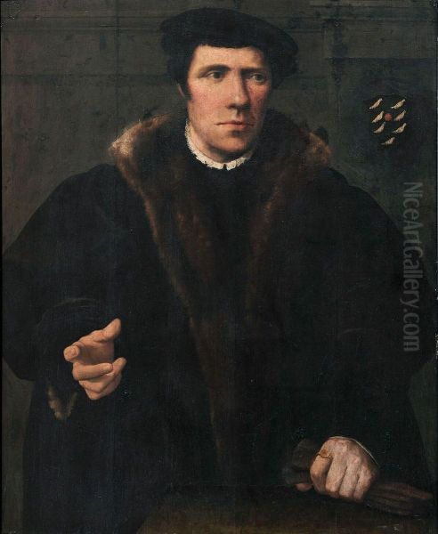 Portrait of a Man Oil Painting by Ambrosius Benson