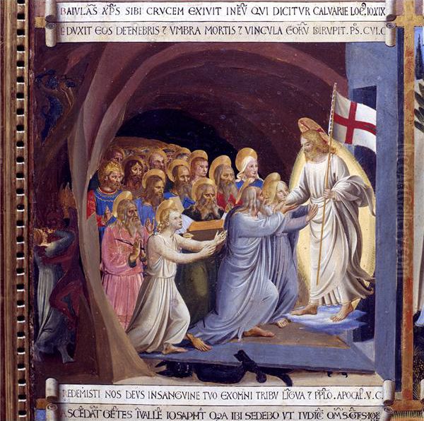 Abstieg in den Limbo Oil Painting by unknown