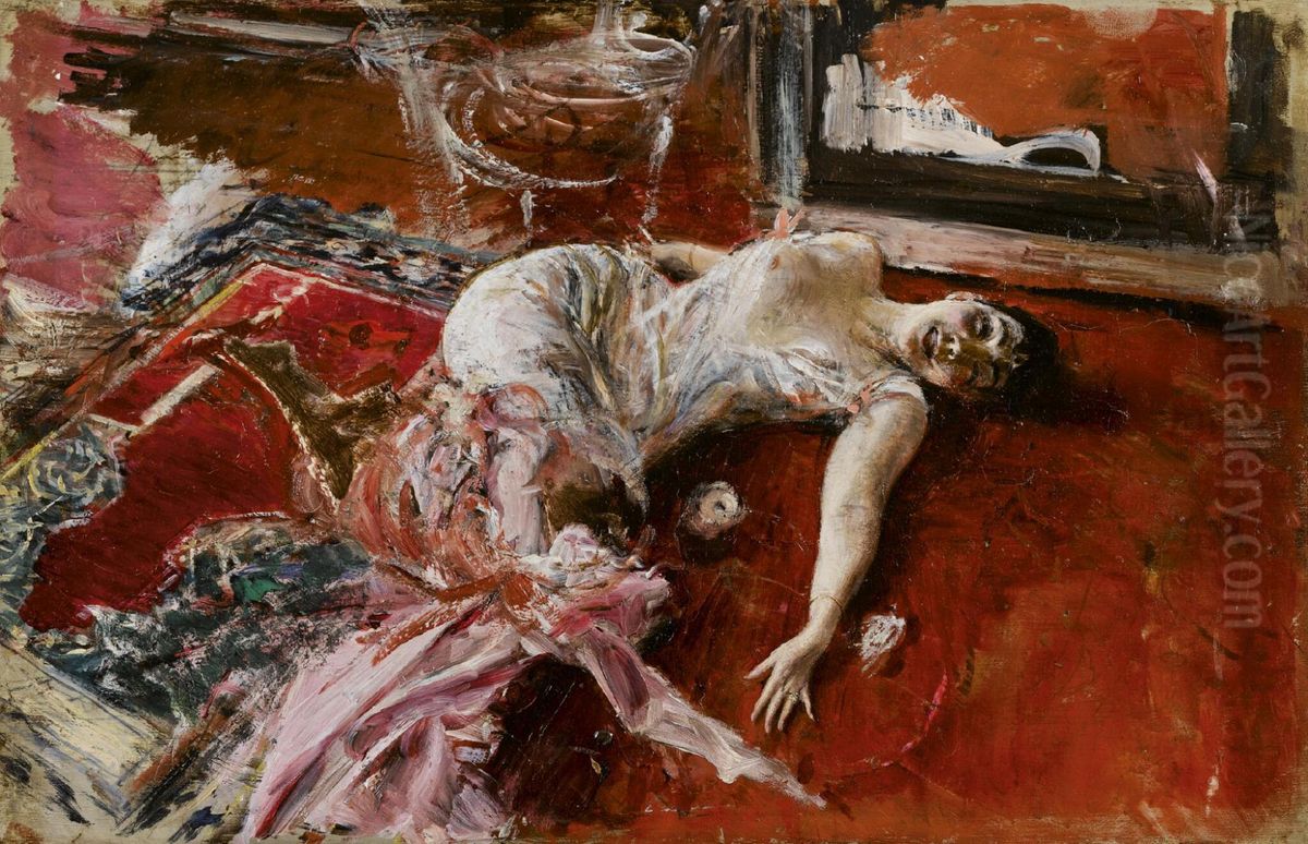 Ecstasy Oil Painting by Giovanni Boldini