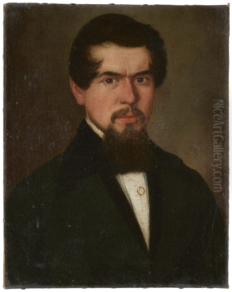 Portrait of Wilhelm Wenz Oil Painting by Lukas Kirner