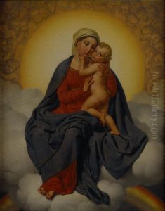 The Virgin and Child.