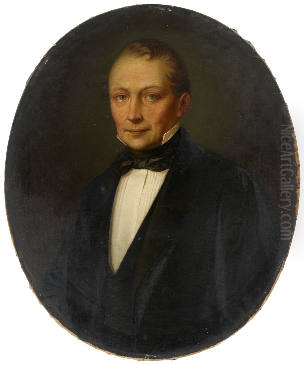 Portrait de Joseph Alexander Krebs III Oil Painting by Dominik Weber