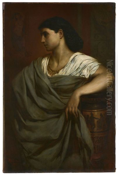Portrait of Nanna Risi Oil Painting by Ferdinand Keller