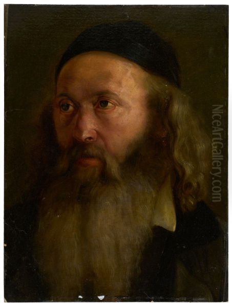 Kopf eines alteren Herrn mit langem Bart Oil Painting by Wilhelm Durr the Elder