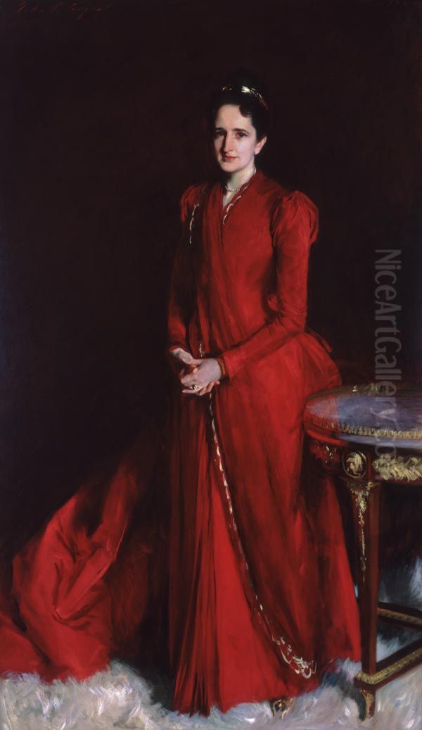 Portrait of Mrs. Elliott Fitch Shepard (Margaret Louisa Vanderbilt) Oil Painting by John Singer Sargent