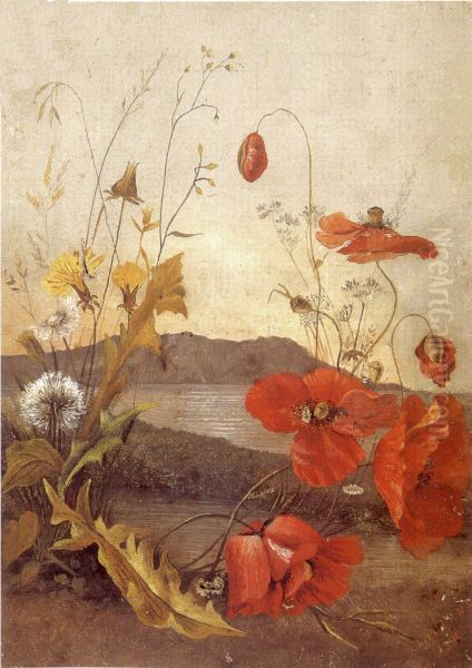 Poppies Oil Painting by Kaʻiulani
