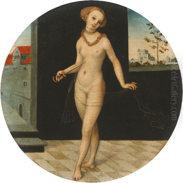 Lucretia Oil Painting by Lucas Cranach the Elder