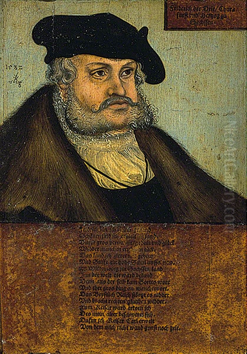 Frederick III, Elector of Saxony Oil Painting by Lucas Cranach the Elder