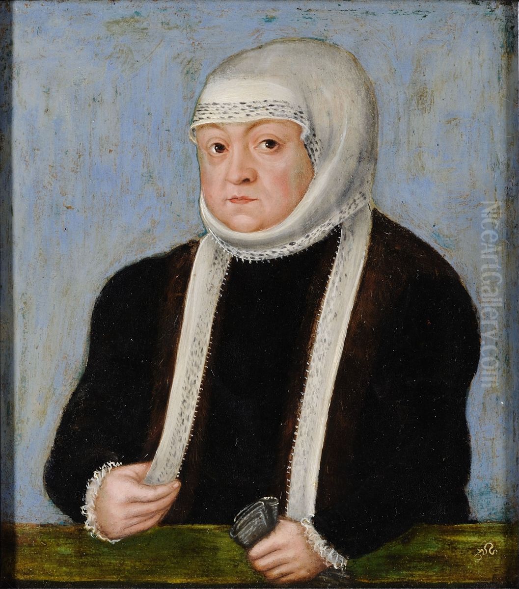 Bona Sforza Oil Painting by Lucas The Younger Cranach