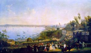 Inaugurazione della strada ferrata Napoli-Portici, 1840