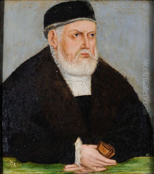 Sigismund I the Old Oil Painting by Lucas Cranach the Younger