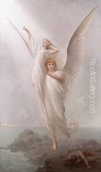 Towards a better world Oil Painting by Luis Ricardo Falero