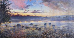 Evening at Motala River