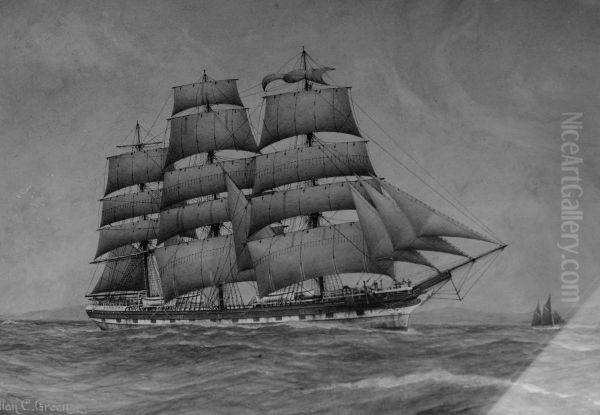 Loch Rannoch (clipper, 1868) Oil Painting by Allan C. Green