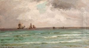 Ships off Hornbaek.