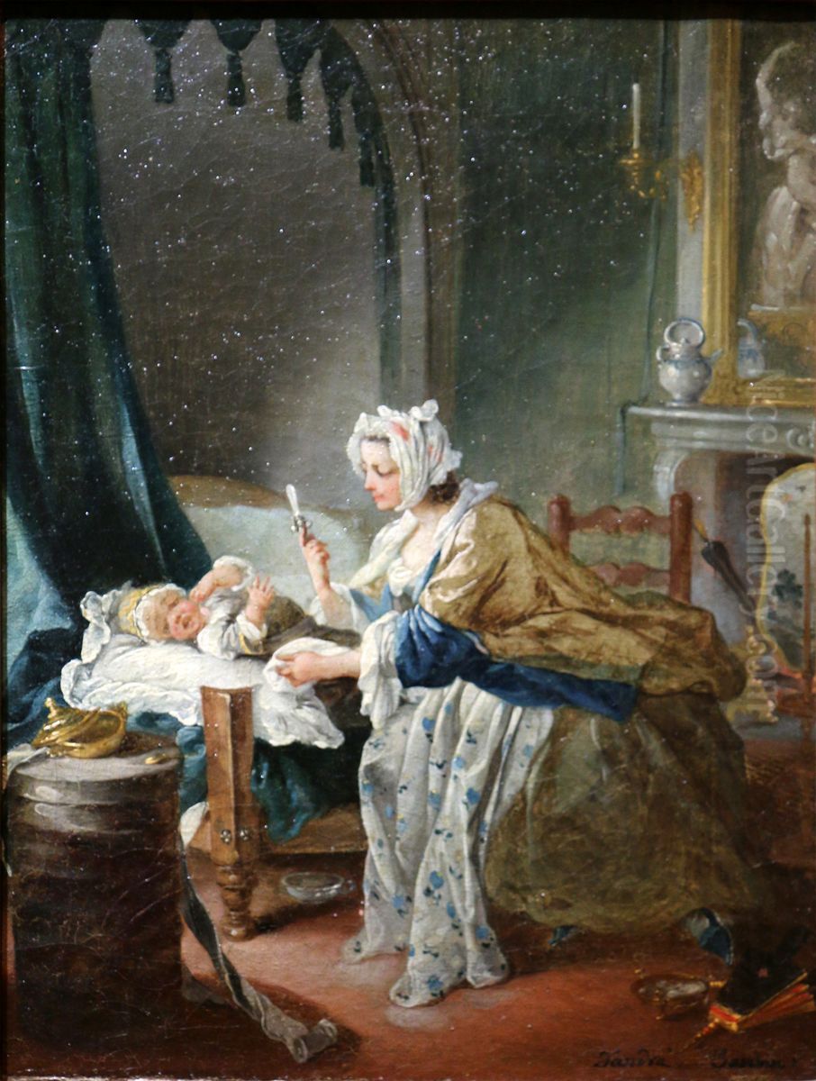 La Naissance Oil Painting by Michel-Francois Dandre-Bardon