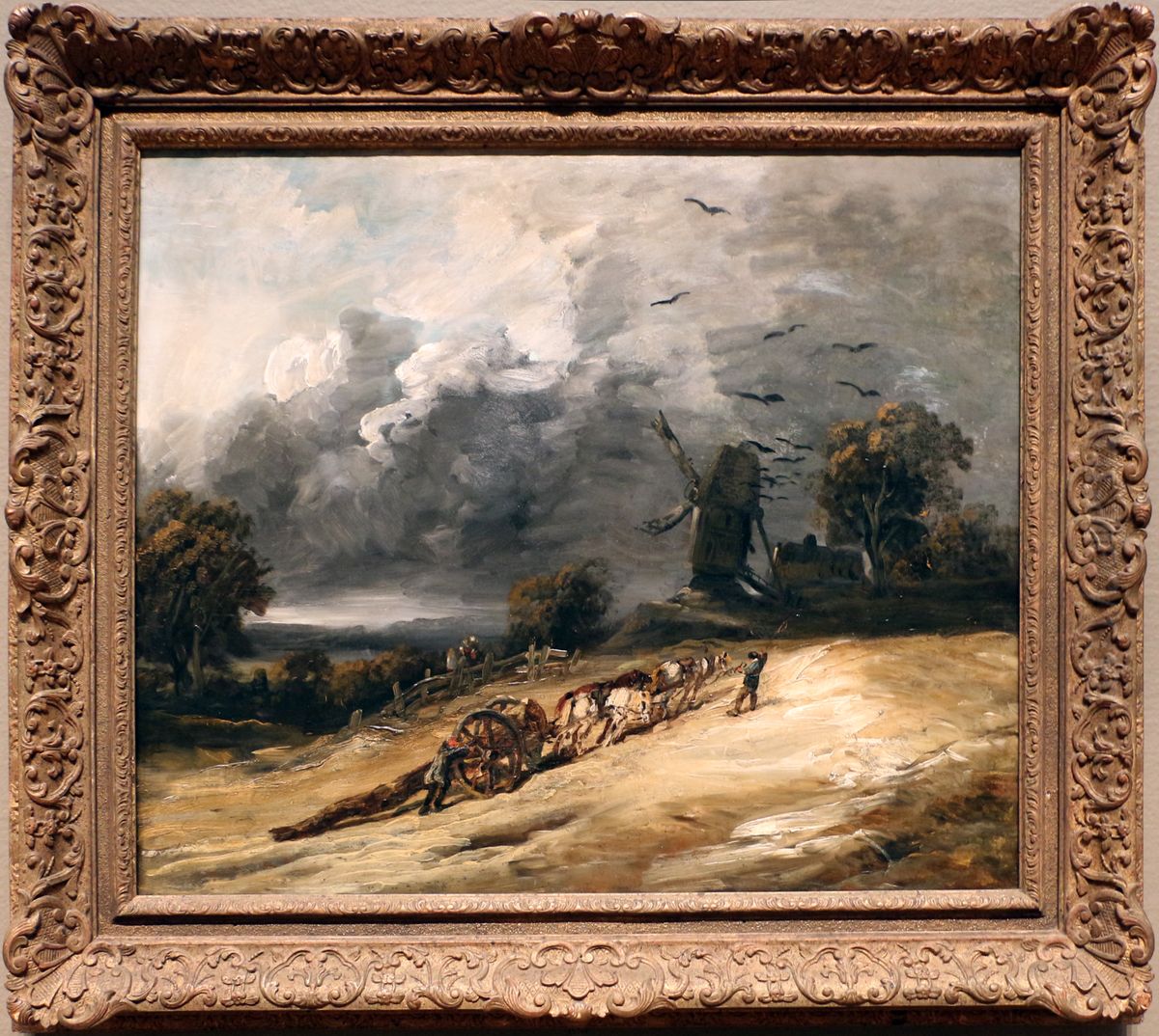 la tempesta Oil Painting by Georges Michel
