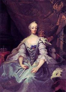 Portrait of Sophie Magdalene of Brandenburg-Kulmbach, Queen of Denmark.
